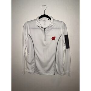 Wisconsin Badgers Ping Performance 1/4 Zip White